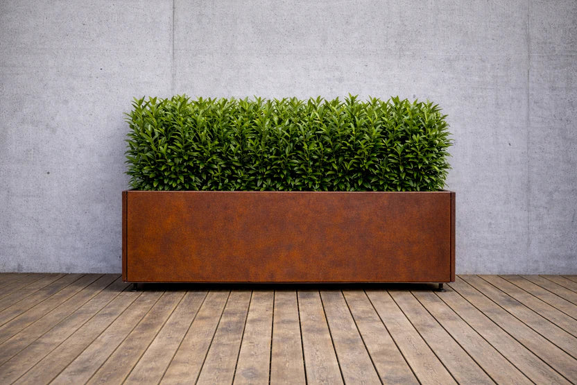 Moestuin- & Plantenbak Grönfeld 25 cm hgt. Aluminium|Cortenstaal look