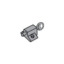SDD | Dubbele schuifdeur MF - blank aluminium  incl. verlaagde drempel & slot (custom model)